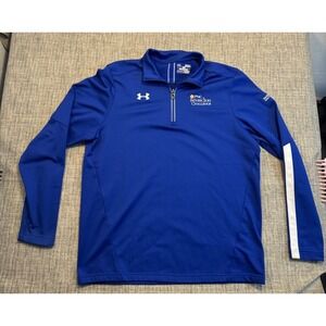 Under Armour Mens Med Pullover PNC Father‎ Son Challenge Quarter Zip Long Sleeve